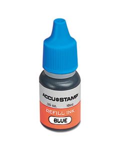 COS090682 ACCU-STAMP GEL INK REFILL, BLUE, 0.35 OZ BOTTLE