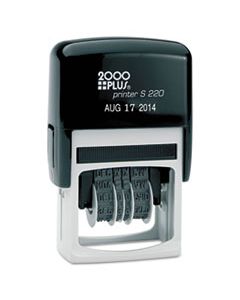 COS010129 ECONOMY DATER, SELF-INKING, BLACK