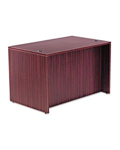 ALEVA214830MY ALERA VALENCIA SERIES STRAIGHT DESK SHELL, 47.25W X 29.5D X 29.63H, MAHOGANY