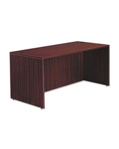 ALEVA216630MY ALERA VALENCIA SERIES STRAIGHT FRONT DESK SHELL, 65W X 29.5D X 29.63H, MAHOGANY