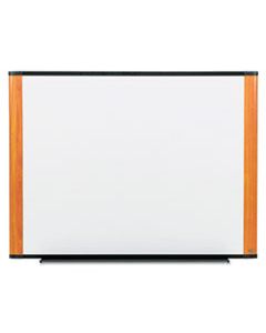 MMMM7248LC MELAMINE DRY ERASE BOARD, 72 X 48, LIGHT CHERRY FRAME