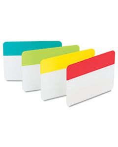 MMM686ALYR 2" AND 3" TABS, 1/5-CUT TABS, ASSORTED COLORS, 2" WIDE, 24/PACK