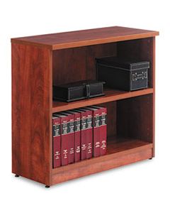 ALEVA633032MC ALERA VALENCIA SERIES BOOKCASE, TWO-SHELF, 31 3/4W X 14D X 29 1/2H, MED CHERRY