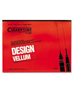 CLE10001422 DESIGN VELLUM PAPER, 16LB, 18 X 24, TRANSLUCENT WHITE, 50/PAD