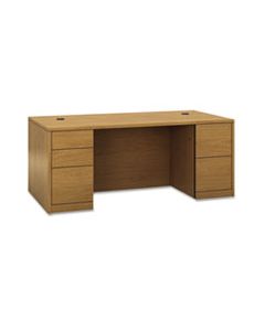 HON105890CC 10500 SERIES DOUBLE PEDESTAL DESK, FULL HEIGHT PEDESTALS, 72W X 36D X 29.5H, HARVEST