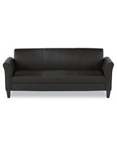 ALERL21LS10B ALERA RECEPTION LOUNGE FURNITURE, 3-CUSHION SOFA, 77W X 31.5D X 32H, BLACK