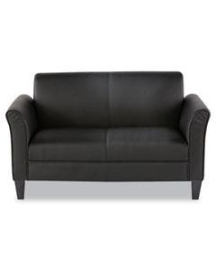 ALERL22LS10B ALERA RECEPTION LOUNGE FURNITURE, LOVESEAT, 55.5W X 31.5D X 32H, BLACK