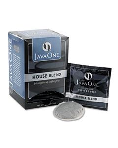 JAV40300 COFFEE PODS, HOUSE BLEND, SINGLE CUP, 14/BOX