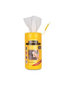 FEL99703 SCREEN CLEANING WET WIPES, 5.12" X 5.90", 100/TUB