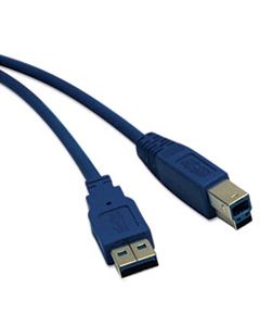 TRPU322010 USB 3.0 SUPERSPEED DEVICE CABLE (A-B M/M), 10 FT., BLUE