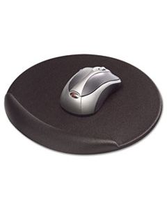 KCS50155 MOUSE PAD, MEMORY FOAM, NON-SKID BASE, 8 X 8 X 3/4, BLACK