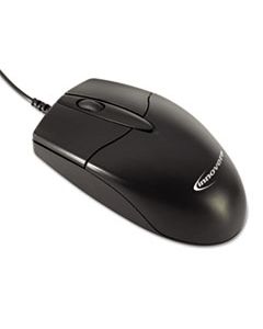 IVR61029 MID-SIZE OPTICAL MOUSE, USB 2.0, LEFT/RIGHT HAND USE, BLACK