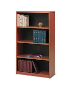 SAF7172CY VALUE MATE SERIES METAL BOOKCASE, FOUR-SHELF, 31-3/4W X 13-1/2D X 54H, CHERRY