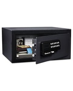 SENX041E ELECTRONIC SECURITY SAFE, 0.41 CU FT, 11.4W X 10.4D X 7.6H, BLACK