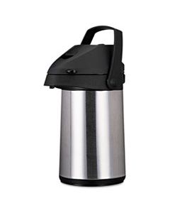 OGFCPAP22 DIRECT BREW/SERVE INSULATED AIRPOT WITH CARRY HANDLE, 2200ML, STAINLESS STEEL