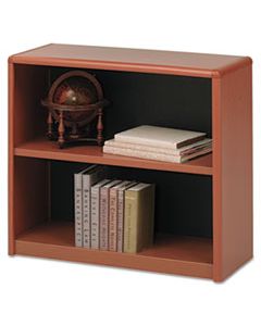 SAF7170CY VALUE MATE SERIES METAL BOOKCASE, TWO-SHELF, 31-3/4W X 13-1/2D X 28H, CHERRY
