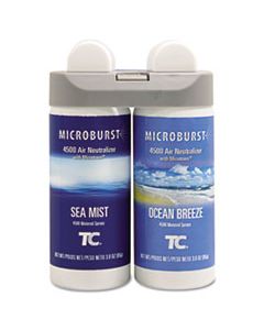 RCP3485951 MICROBURST DUET REFILLS, SEA MIST/OCEAN BREEZE, 3 OZ, 4/CARTON