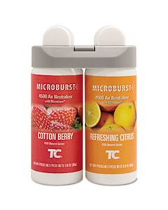 RCP3485952 MICROBURST DUET REFILLS, COTTON BERRY/REFRESHING CITRUS, 3 OZ, 4/CARTON