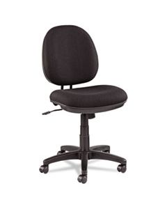 ALEIN4811 ALERA INTERVAL SERIES SWIVEL/TILT TASK CHAIR, SUPPORTS UP TO 275 LBS., BLACK SEAT/BLACK BACK, BLACK BASE