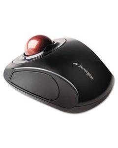 KMW72352 ORBIT WIRELESS MOBILE TRACKBALL, 2.4 GHZ FREQUENCY/30 FT WIRELESS RANGE, LEFT/RIGHT HAND USE, BLACK/RED