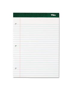 TOP63379 DOUBLE DOCKET RULED PADS, WIDE/LEGAL RULE, 8.5 X 11.75, WHITE, 100 SHEETS