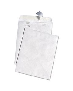 QUAR3140 WHITE LEATHER ENVELOPES OF DUPONT TYVEK, #13 1/2, CHEESE BLADE FLAP, SELF-ADHESIVE CLOSURE, 10 X 13, WHITE, 100/BOX