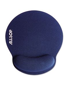 ASP30206 MOUSEPAD PRO MEMORY FOAM MOUSE PAD WITH WRIST REST, 9 X 10 X 1, BLUE