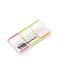 MMM686LPGO 1" TABS, 1/5-CUT TABS, LINED, ASSORTED BRIGHTS, 1" WIDE, 66/PACK
