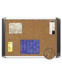 BVCMVI270501 TECH CORK BOARD, 48X72 SILVER/BLACK FRAME