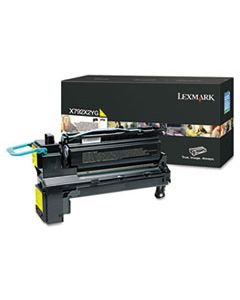 LEXX792X2YG X792X2YG EXTRA HIGH-YIELD TONER, 20000 PAGE-YIELD, YELLOW