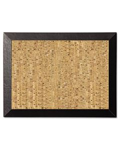 BVCSF0422581012 NATURAL CORK BULLETIN BOARD, 24X18, CORK/BLACK