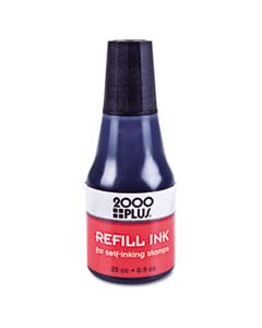 COS032962 SELF-INKING REFILL INK, BLACK, 0.9 OZ. BOTTLE