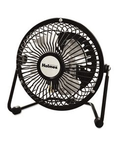HLSHNF0410ABM MINI HIGH VELOCITY PERSONAL FAN, ONE-SPEED, BLACK