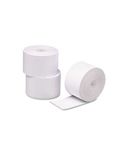 PMC09664 DIRECT THERMAL PRINTING PAPER ROLLS, 0.69" CORE, 2.31" X 356 FT, WHITE, 24/CARTON