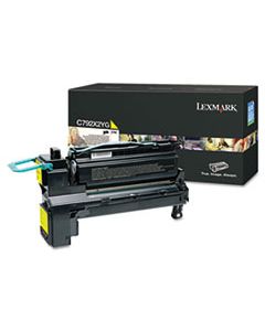 LEXC792X2YG C792X2YG EXTRA HIGH-YIELD TONER, 20000 PAGE-YIELD, YELLOW