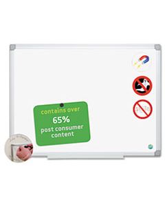 BVCCR0620030 EARTH CERAMIC DRY ERASE BOARD, 24X36, ALUMINUM FRAME