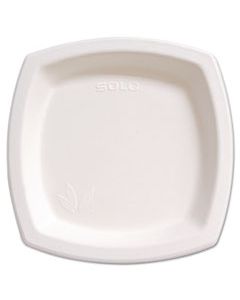 SCC8PSC2050PK BARE ECO-FORWARD SUGARCANE DINNERWARE, 8 1/4" PLATE, IVORY, 125/PK