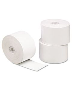 UNV35712 DELUXE DIRECT THERMAL PRINTING PAPER ROLLS, 3.13" X 230 FT, WHITE, 10/PACK