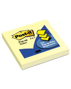 MMMR330YW ORIGINAL CANARY YELLOW POP-UP REFILL, 3 X 3, 12/PACK