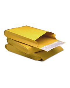 QUA93334 REDI-STRIP KRAFT EXPANSION ENVELOPE, #10 1/2, SQUARE FLAP, REDI-STRIP CLOSURE, 9 X 12, BROWN KRAFT, 25/PACK