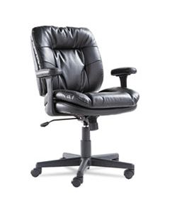 OIFST4819 EXECUTIVE SWIVEL/TILT CHAIR, SUPPORTS UP TO 250 LBS., BLACK SEAT/BLACK BACK, BLACK BASE