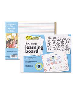 PACLB8511 DRY ERASE LEARNING BOARDS, 8 1/4 X 11, 5 BOARDS/PK