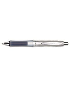 PIL36180 DR. GRIP CENTER OF GRAVITY RETRACTABLE BALLPOINT PEN, 1MM, BLACK INK, SILVER/GRAY BARREL