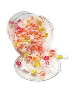 OFX00007 SUGAR-FREE HARD CANDY ASSORTMENT, INDIVIDUALLY WRAPPED, 160-PIECES/TUB