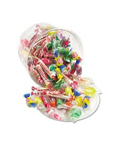 OFX00002 ALL TYME FAVORITE ASSORTED CANDIES AND GUM, 2 LB RESEALABLE PLASTIC TUB