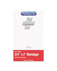 FAO90242 XPRESS FIRST AID KIT REFILL, BANDAGES, 3/4" X 3" PLASTIC, 50/BOX