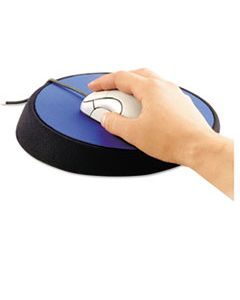 ASP26226 WRIST AID ERGONOMIC CIRCULAR MOUSE PAD, 9" DIA., COBALT