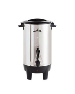 OGFCP30 30-CUP PERCOLATING URN, STAINLESS STEEL