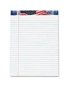 TOP75111 AMERICAN PRIDE WRITING PAD, WIDE/LEGAL RULE, 8.5 X 11.75, WHITE, 50 SHEETS, 12/PACK