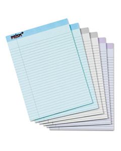 TOP63116 PRISM + COLORED WRITING PAD, WIDE/LEGAL RULE, 8.5 X 11.75, ASSORTED PASTEL SHEET COLORS, 50 SHEETS, 6/PACK